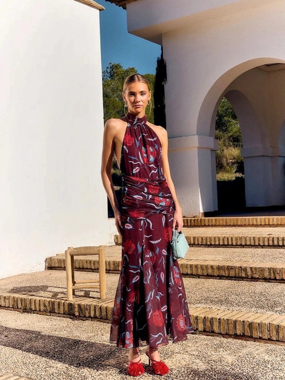 Lady Pipa AMAZONIA DRESS Passionfruit Burgundy